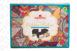 Пишмание "Ugurlu" çekme helva в шоколаде с фисташкой 175 гр 1/14
