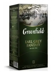 Чай Гринфилд 25пак Эрл Грей Фэнтази (БЕРГАМОТ) *10