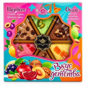 Ассорти "Вкус детства" щербет + ойла голубая 300 гр упак*20шт
