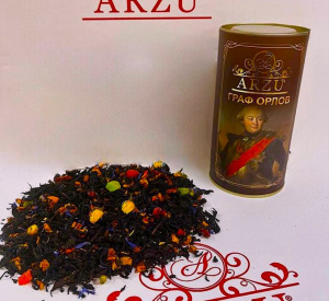 Чай в тубе Граф Орлов  75гр*12 Арзу