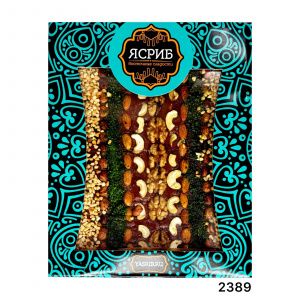 Торт халва Ясриб орех-медевый шоколадная 4кг (с орехами внутри)