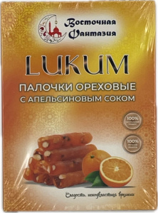 Лукум Палочки с апельсиновым соком 250гр кор*8шт