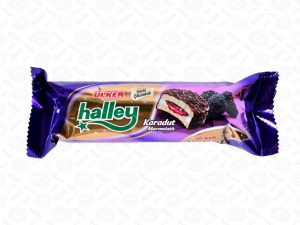 Шоколадное печенье Ulker "Halley" с ежевичным джемом 74 гр 1/24