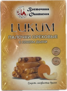 Лукум Палочки со вкусом дыни 250гр кор*8шт