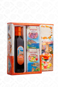 Набор "Крымский бальзам Апельсин-облепиха + Чай со сладостями" 1/20