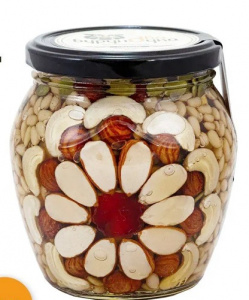 Цветочный мед 550мл++ ореховое асорти 580г*12шт