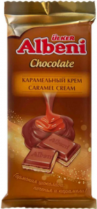 Шоколад Ulker KZ "Albeni" с карамельным кремом 85 гр 1/15