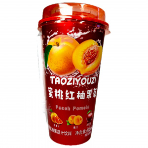 Напиток сокосодержащий в стакане ПЕРСИК и красный ГРЕЙПФРУТ  420мл*15шт