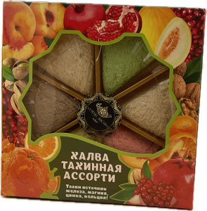 Тахинная халва "Аппетит востока" зеленая 300гкор*20шт