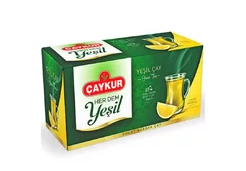 Чай зеленый "Caykur" Yesil Suzen с ароматом лимона 25 шт (пакетир.)