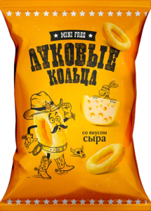 MiniFree лук.кольца 45г/24 Сыр