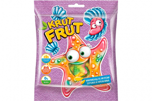 Жевательный мармелад KRUT FRUT Звездочки 100г