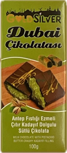 Дубайский шоколад GOLD-SILVER 100гр 40шт в уп