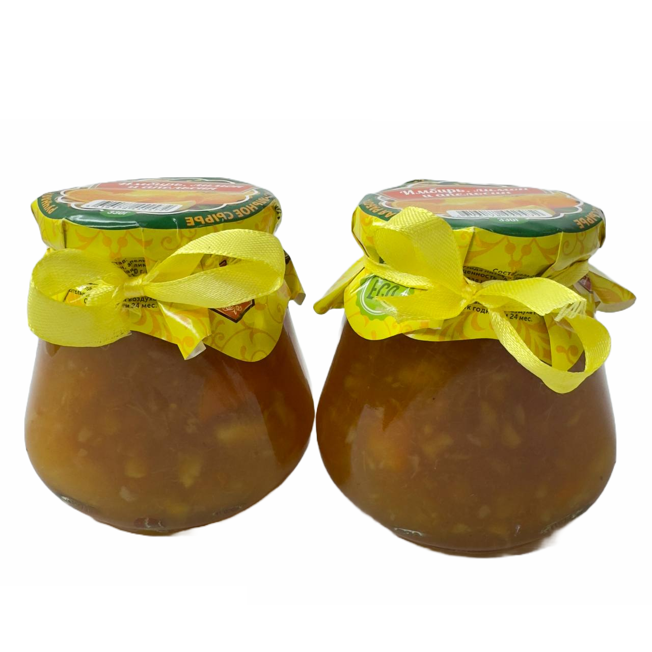 Варенье ЭКО Крым  Имбирь Лимон Апельсин 330гр 