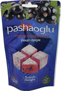 Рахат-Лукум "Pashaoglu" 150 гр с чёрной смородиной 1/15