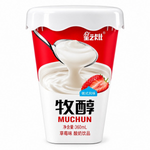 Йогурт MUCHUN со вкусом Клубники упак*15шт