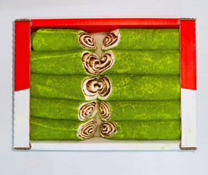 Рахат-лукум"Ролл Сулейман в зеленом кексе" кор*2кг