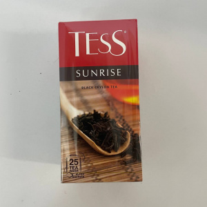 Чай Тесс 25пак Санрайз черный *10