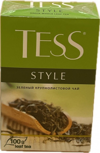 Чай Тесс 100гр Стайл (зел. крупнолист.) *14
