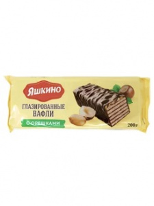 Ваф.Яшкино С Орешками глазир.200г