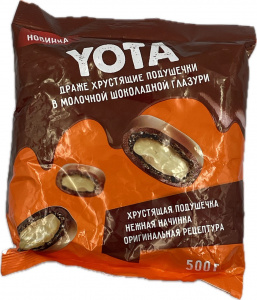 Драже Хруст.подушечки в молочн.шок.гл. YOTA