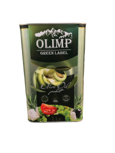 Масло олив. ОЛИМП ГРЕЕН ЛАБЕЛ квадрат 1л