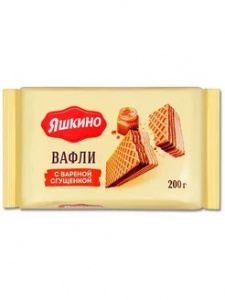 Ваф.Яшкино 200г С вар.сгущенкой