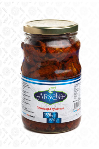 Томаты сушёные в масле "Arsela" 1,55 кг 1/6 (стекло)