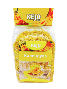 КАЛЕНДУЛА цветки 50гр (12 шт./кор) KEJOfoods 