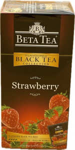 Бета Чай Клубника/Beta Tea Strawberry/25*1,5 гр, 37,5 гр/24пач/