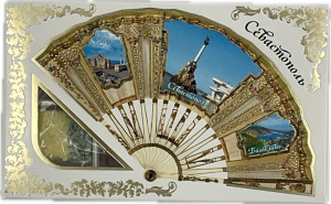 Рахат-лукум подарочная коробка "Севастополь Веер" 140гр