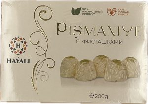 Халва пишманье премиум с фисташкой HAYALI 200гр *10шт в уп