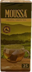 МУССА чай ЗЕЛЕНЫЙ №95 пакетированный 25пак*1,8гр (34шт./кор)