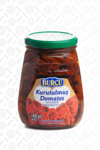Томаты сушёные в масле "BURCU" 1,4 кг (стекло) 1/6