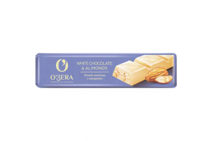 Шоколад белый OZera White Almonds 45г