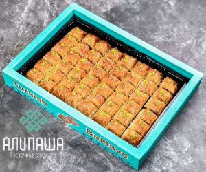 Пахлава "классик" с грецким орехом в начинке (48 шт; 1750гр)