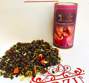 Чай в тубе Дамский каприз 75гр*12 Арзу