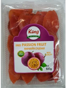 Маракуйя красная натуральная в подложке 500г "КОНГ"