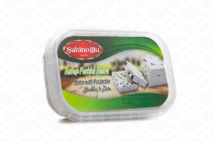 Халва Sahinoglu 250 гр тахинная с фисташкой (пластик) 1/12