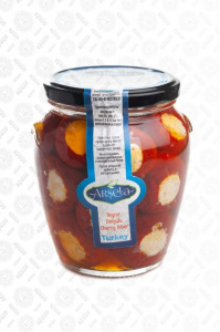 Перец красный Черри "Arsela" фаршированный сыром 530 гр 1/12 (стекло)