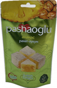 Рахат-Лукум "Pashaoglu" 150 гр с ананасом 1/15