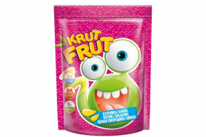 Жев.марм.КрутФрут Змейка в кислой посыпке 200г/16