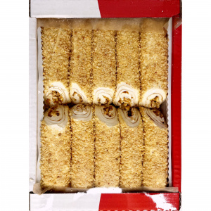 Рахат-лукум"Ролл сгущенка с арахисом в арахисе" кор*2кг