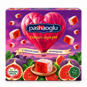 Рахат-лукум "Pashaoglu" с инжиром 300 г упак*20шт