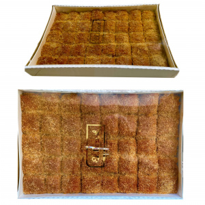 Турецкая пахлава "Дюрюм с кадаифом" 1,7 кг (Полупротивень)