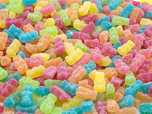 Жев.мармелад "Haribo" 1 кг Мишки кислые 1/6 (пакет)