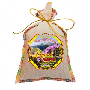 Горный чабрец с чёрным чаем 150 гр