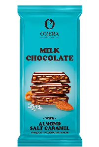 Шок. Мол. O"Zera Milk&Almonds with salt car.90gKK