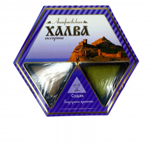 Халва арахисовая "Анафиевская Ассорти Судак Генузская крепость" 0,3кг