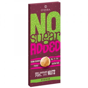 Горький шоколад O"Zera No sugar added Dark&Nuts